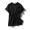 の [ZY158125MG] Cười Hange ngắn tay T-Shirt trùm đầu lụa sáng đáy áo sơ mi nữ áo len mỏng áo len dáng dài