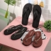 New non-slip vài flip-flops mùa hè Hàn Quốc phiên bản của nam giới và phụ nữ giày clip kéo dép thời trang phẳng giày bãi biển