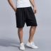 Mùa hè thể thao quần short nam cotton cộng với phân bón để tăng thường lỏng lẻo năm quần chất béo cotton siêu kích thước quần quần áo big size nam Cực lớn