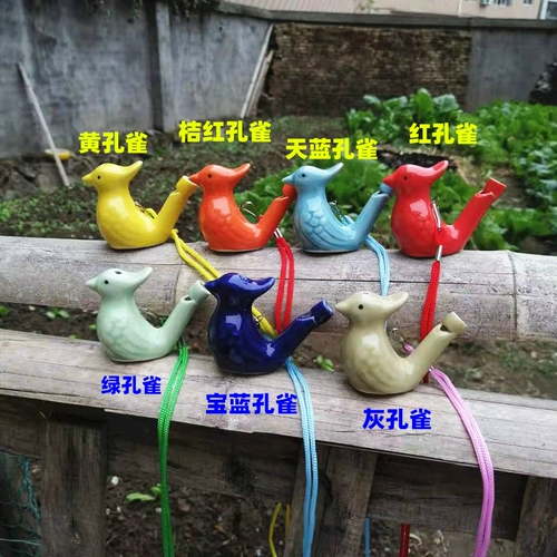 Свист, который может взорвать звук птиц, игрушки с водяной птицей рта