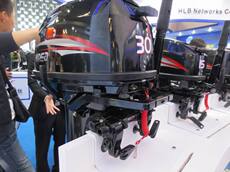 Пропеллер для рыболовных лодок hidea海的船外机船马达二冲程30马力舷外机发动机橡皮艇冲锋舟