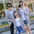 Mặt trời bảo vệ quần áo nam giới và phụ nữ đoạn ngắn 2018 mùa hè mới mỏng áo bảo vệ UV Hàn Quốc phiên bản của cha mẹ và con quần áo chống nắng lỏng Áo khoác ngắn