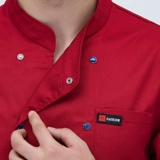 Лонгслив для работы, демисезонный летний дышащий тонкий хлопковый пуховик, рабочая одежда, короткий рукав, осенний сезон