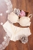 Chiffon Super Fairy Sữa White Plus Size Fat MM Girl underwear Bra Plus Big Busty Cup Dễ thương Set Big Tits - Bộ đồ lót