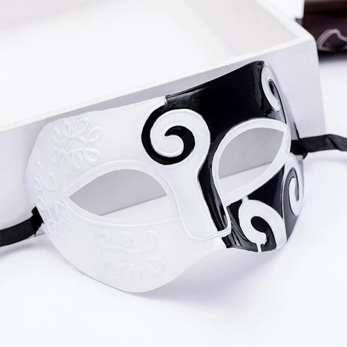 Белая черная маска, повязка для глаз, выпускной вечер, xэллоуин