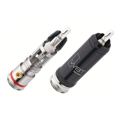 Оригинальный немецкий WBT 0102AG Sterling Silver Version версия Hifi Fever Sound RCA Сигнальная заглушка One Box из бесплатной доставки