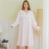 Áo ngủ nữ mùa đông mặt bích nhung nhung váy ngủ cộng với phân bón XL chất béo MM200 kg lỏng dài phần phụ nữ mang thai áo choàng