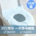 10 mảnh vệ sinh dùng một lần ghế vệ sinh không thấm nước vệ sinh ghế đệm giấy vệ sinh - Rửa sạch / Chăm sóc vật tư