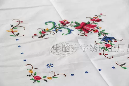 Новогоднее перекрестное стеганое одеяло, вышитое европейское и американское кросс