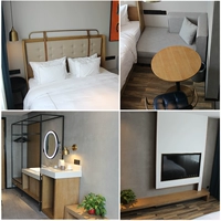 Các phòng khách sạn nhỏ thành một bộ đầy đủ các đồ nội thất sơn phòng tiêu chuẩn Cho thuê căn hộ Nhà B & B giường đôi 1,8 mét - Nội thất khách sạn kệ tivi đẹp