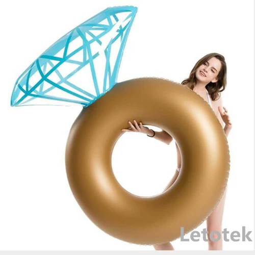 Брендовый большой надувной бриллиантовый плавательный круг для взрослых, водное кольцо, популярно в интернете