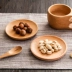 Bằng gỗ ăn sáng món ăn bộ đồ ăn gia đình khay nhỏ đĩa trái cây sáng tạo thực phẩm phương tây tấm snack trái cây bánh tấm gỗ khay đựng trà bằng gỗ Tấm