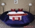 Giường sexy giường điện giường nước giường đỏ theme khách sạn khách sạn đồ nội thất sang trọng đa chức năng sáng tạo hình giường tròn Đồ nội thất vui vẻ