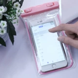 Светящаяся защита мобильного телефона, пляжная непромокаемая сумка, мобильный телефон для плавания, светящийся герметичный мешок, сенсорный экран