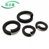 Национальная стандартная черная воздушная накладка пружинная шайба весенняя стиральная машина Прокладка Прокладка Прокладка Первоматка M3M4M5M6M8M10M12-64