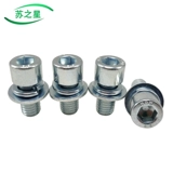 8.8 Гальванизированная внутренняя шестиугольная трехсторонняя винтовая головка цилиндра с плоской бомбардировкой M5M6M8M10M12