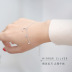 Flash Diamond Bend Moon Mini Star Tua Mặt dây chuyền S925 Sterling Silver Bracelet Trang sức Quà tặng Nhật Bản và Phụ nữ Hàn Quốc vòng tay cặp Vòng đeo tay Clasp