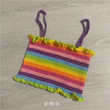 Любимые поклонники, чтобы вернуть летнюю серию цветов Smark Smark Teall Short Camisole Top