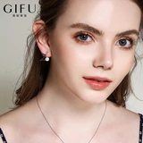 Зимние универсальные серьги из жемчуга, серебро 925 пробы, простой и элегантный дизайн