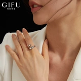 Модное кольцо, серебро 925 пробы, простой и элегантный дизайн, на указательный палец, 2021 года