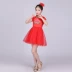 Biểu diễn hợp xướng thiếu nhi, váy công chúa Liuyi, bé gái, váy, tutu, biểu diễn guzheng của trường tiểu học, sườn xám - Trang phục cửa hàng quần áo biểu diễn cho trẻ em Trang phục
