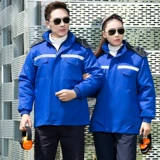 Зимний комбинезон, удерживающая тепло куртка, увеличенная толщина, с печатью вашего логотипа