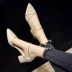 Giày đế xuồng dày của nữ Baotou mùa hè 2019 mới lạ thời trang hoang dã tươi mới khóa từ cao gót nhọn - Sandal Sandal