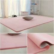 nhà phòng khách bàn cà phê cửa hàng phòng ngủ thảm Fluff cho phòng tatami thảm giường rắn màu hồng có thể được tùy chỉnh - Thảm