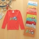 Nhà máy bán buôn quần áo trẻ em trực tiếp bán hàng gian hàng cung cấp 2020 mùa xuân áo sơ mi mới giản dị trẻ em áo thun dài tay - Áo thun