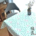 in lưới nhà máy bảng phong cách cà phê bảng vải khăn trải bàn vải nordic Tablecloth vải bông hình chữ nhật tròn bàn - Khăn trải bàn Khăn trải bàn