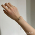 Hàn quốc Dongdaemun mua sắm 2018 mới kim cương duy nhất nổ vòng tay vòng đeo tay nhỏ gọn ins gió thư Roman tăng vòng đeo tay vàng Vòng đeo tay Clasp