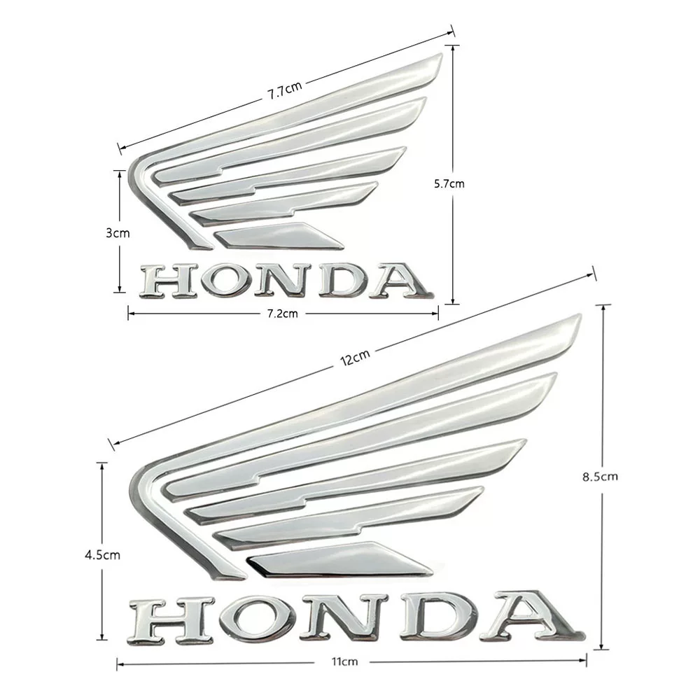 Honda, modified waterproof sticker from soft rubber