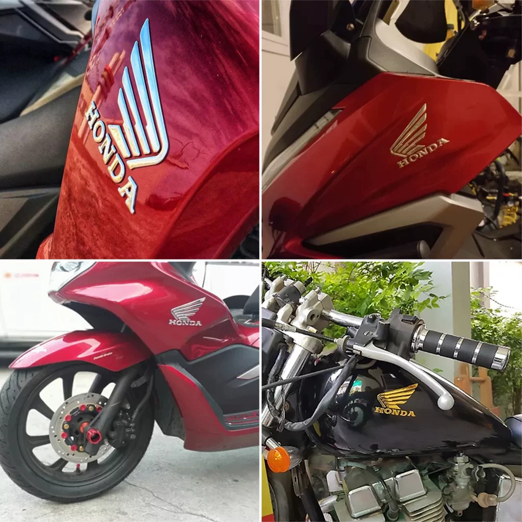 Honda, modified waterproof sticker from soft rubber