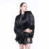 Áo khoác lông 2018 cho phụ nữ mới gội đầu đoạn ngắn tay dài cỡ lớn trôi dạt - Faux Fur