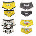 2 gói Cotton mới hoạt hình cặp đôi đồ lót nam boxer nữ tam giác bông gợi cảm đồ lót dễ thương sip  Cặp đôi