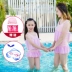Đồ bơi cho trẻ em Cô gái áo tắm một mảnh Váy đồ bơi trẻ em lớn trẻ em trẻ sơ sinh Đồ bơi trẻ em cha mẹ mặc trẻ em