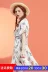 Đầm voan nữ của métbonwe Áo dài nữ 2019 Mùa hè mới chính thức Cửa hàng trực tuyến Váy cổ chữ V - Váy eo cao
