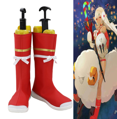 taobao agent 4272 Fate Grand Order FGO Christmas Attila COSPLAY shoes