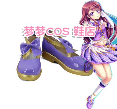 taobao agent Number 4011-3 Idol activity Purple Blow Orchid COSPLAY shoes to customize