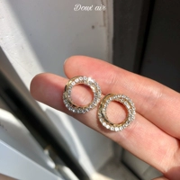 Классическое кольцо, универсальные ретро серьги, серебряная игла, серебро 925 пробы, французский стиль