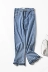 G ¥ 24 Mùa Thu mới lỏng mỏng dark gờ eo cao dài thời trang Hàn Quốc hoang dã quần jean màu rắn Quần jean