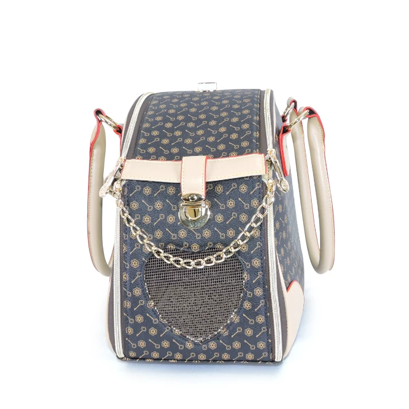 Folding handheld breathable bag to go out