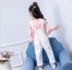 Quần yếm cho bé gái 2019 hè mới Quần cotton trẻ em Hàn Quốc hai bộ quần áo trẻ em - Khác đầm trẻ em cao cấp Khác