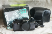 CONTAX Kangtai 137MD 137MA phiên bản phía trước CY film máy ảnh da ban đầu trường hợp bao bì hướng dẫn