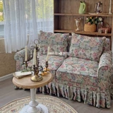 Ткань, ретро диван для гостиной, масло для волос для двоих, сельская мебель, французский стиль, в американском стиле, изысканный стиль