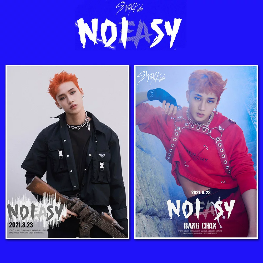 Постер Stray Kids Noeasy, самоклеящаяся фотографическая иллюстрация SKZ олень стикер периферия