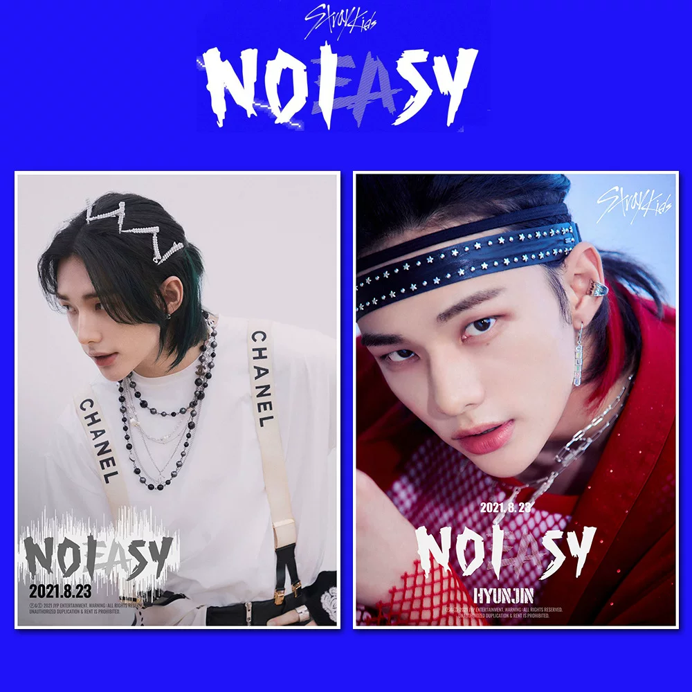 Постер Stray Kids Noeasy, самоклеящаяся фотографическая иллюстрация SKZ олень стикер периферия