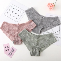 Châu âu và Mỹ sexy ladies thongs tóm tắt thoáng khí ren hollow bông dưới đồ lót của phụ nữ quần sip nam