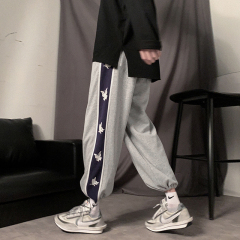 Spring and autumn ins new pants men's Leggings sports pants running training casual pants closing guard pants fashion