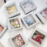 Ограниченная подарочная коробка, велосипедные ювелирные украшения цветочные плюшевые волосы, кошки, собаки и собаки, резиновые полосы Брэйд Маленькие Круги волос